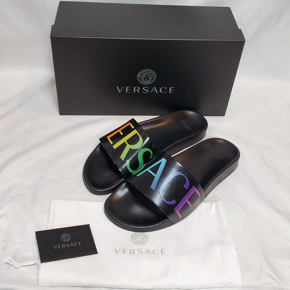 Versace pride slides